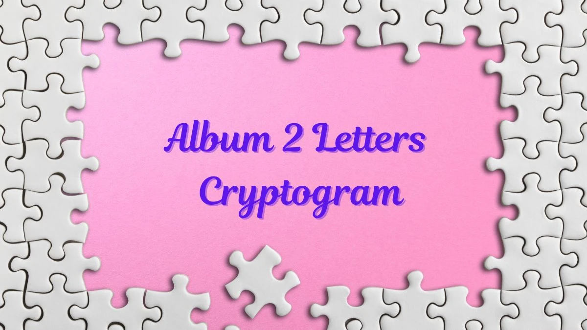 Album 2 Letters Cryptogram Puzzelwoordenboek kruiswoordpuzzels