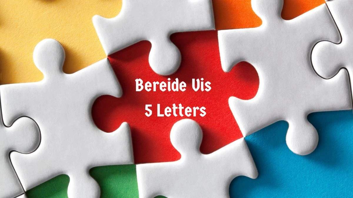 Bereide Vis 5 Letters Puzzelwoordenboek kruiswoordpuzzels