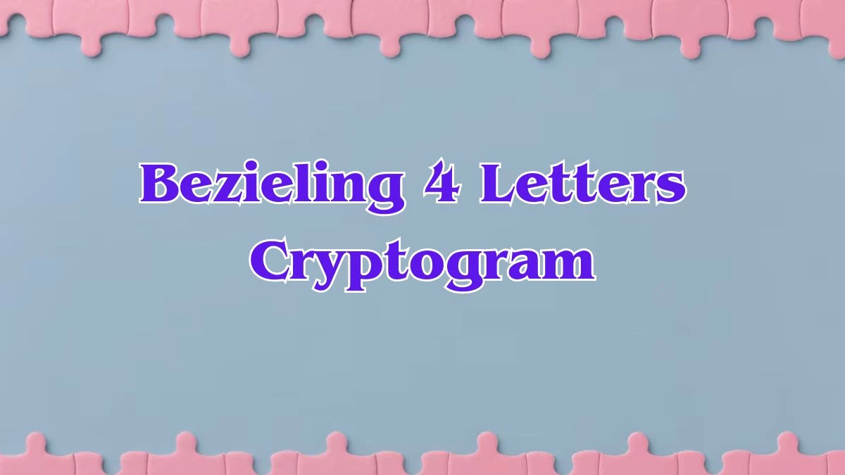 Bezieling 4 Letters Cryptogram Puzzelwoordenboek kruiswoordpuzzels