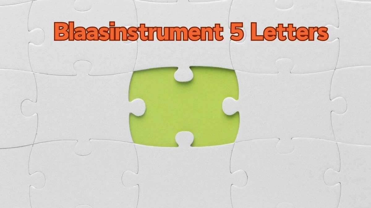 Blaasinstrument 5 Letters Puzzelwoordenboek kruiswoordpuzzels