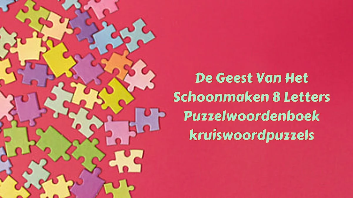 De Geest Van Het Schoonmaken 8 Letters Puzzelwoordenboek kruiswoordpuzzels