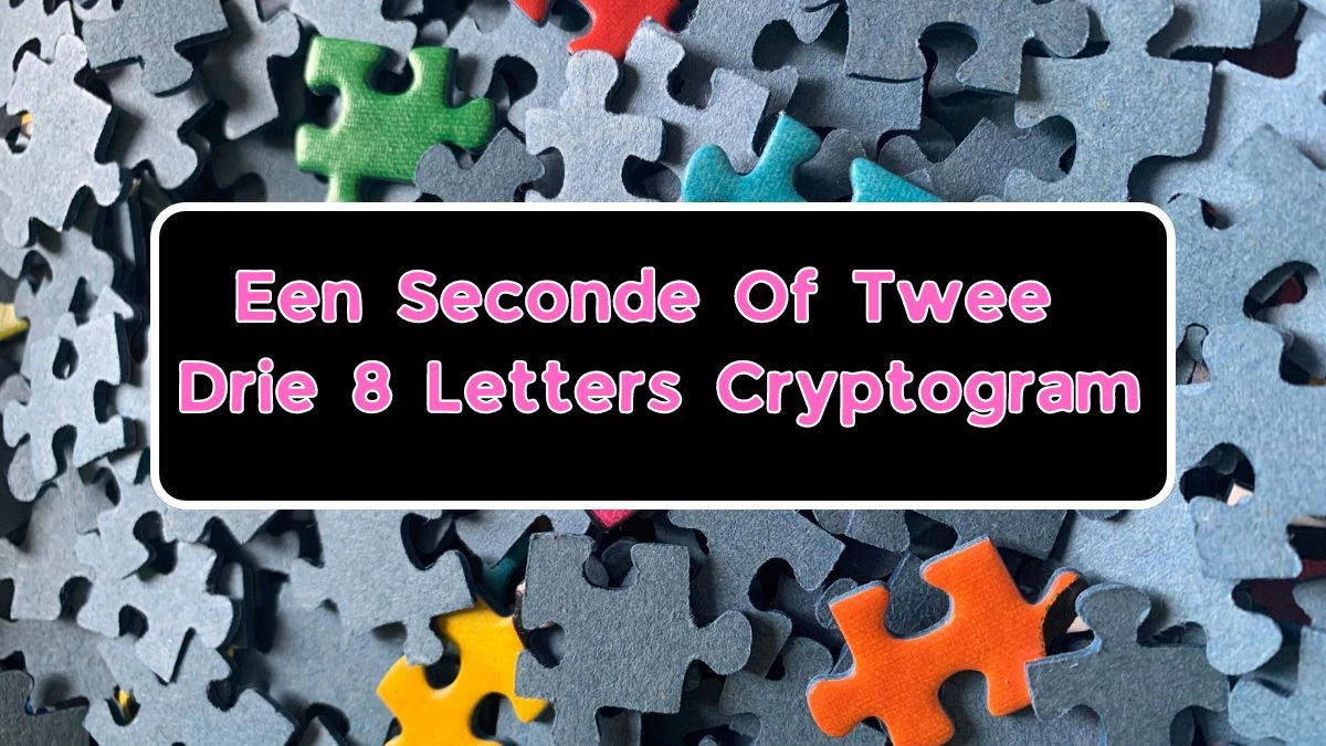 Een Seconde Of Twee Drie 8 Letters Cryptogram Puzzelwoordenboek kruiswoordpuzzels