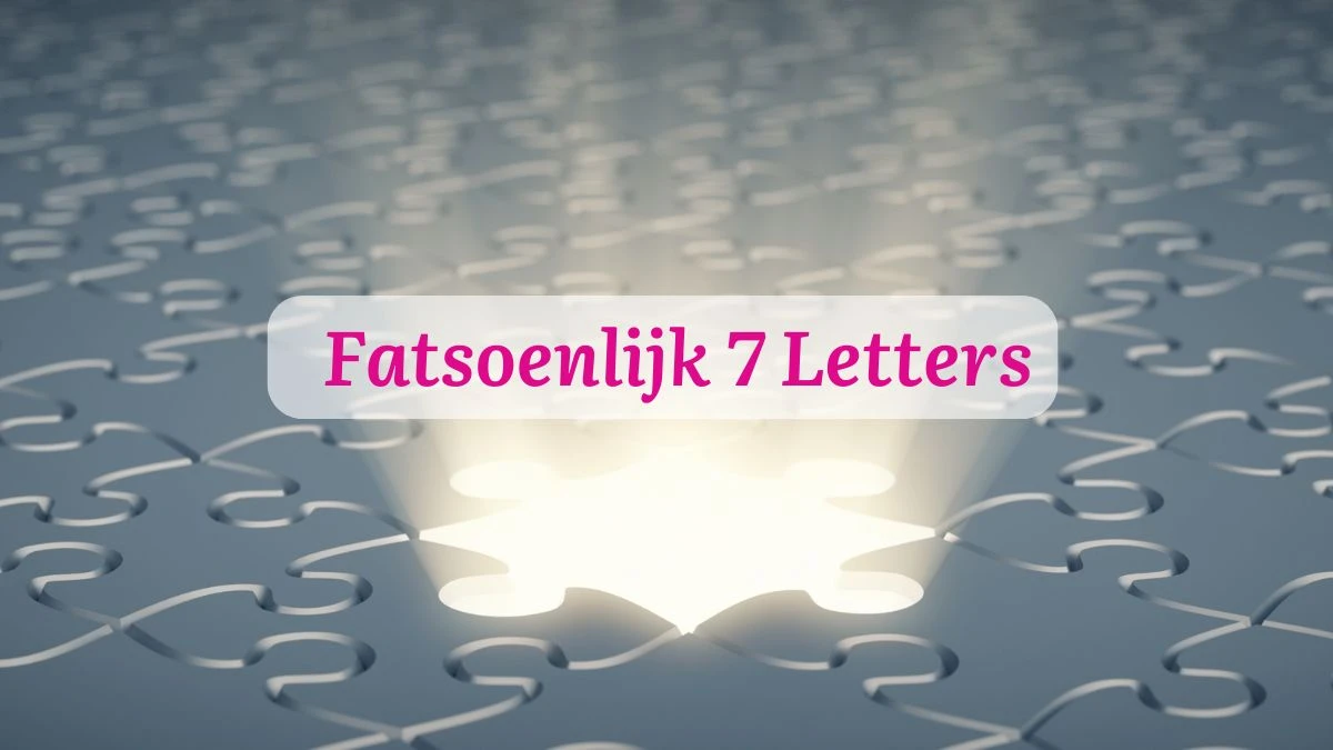 Fatsoenlijk 7 Letters Puzzelwoordenboek kruiswoordpuzzels