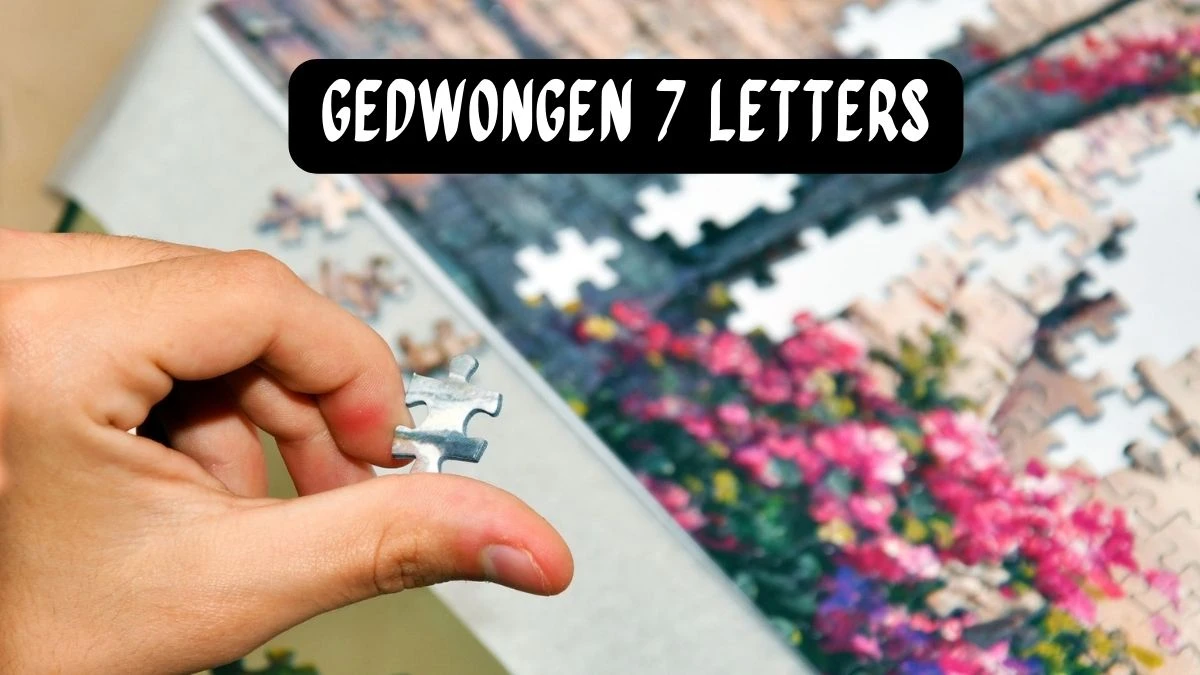 Gedwongen 7 Letters Puzzelwoordenboek kruiswoordpuzzels