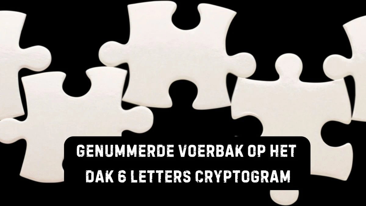 Genummerde voerbak op het dak 6 Letters Cryptogram Puzzelwoordenboek kruiswoordpuzzels