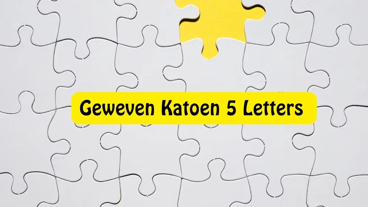Geweven Katoen 5 Letters Puzzelwoordenboek kruiswoordpuzzels