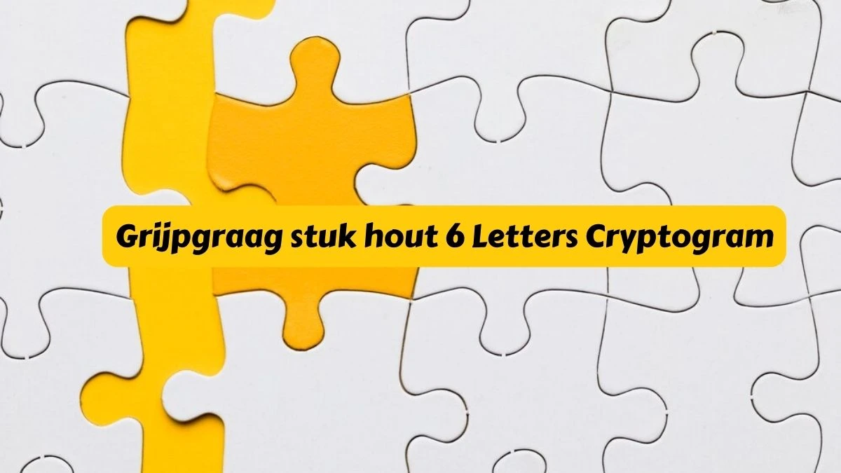 Grijpgraag stuk hout 6 Letters Cryptogram Puzzelwoordenboek kruiswoordpuzzels