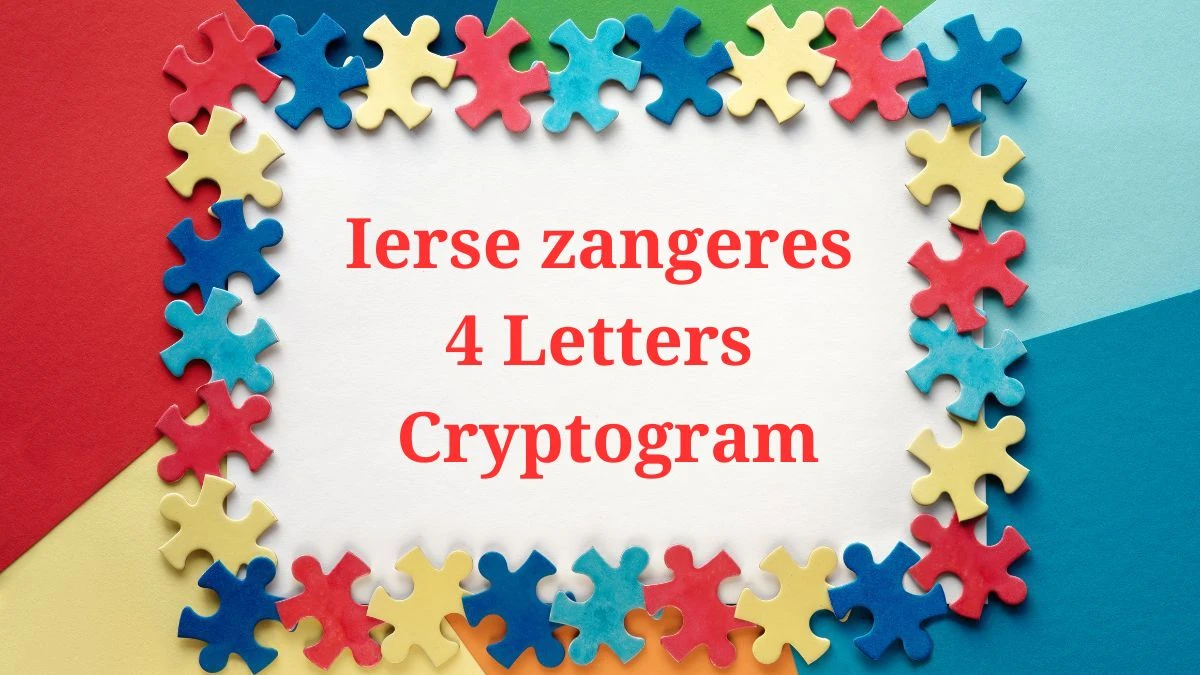 Ierse zangeres 4 Letters Cryptogram Puzzelwoordenboek kruiswoordpuzzels