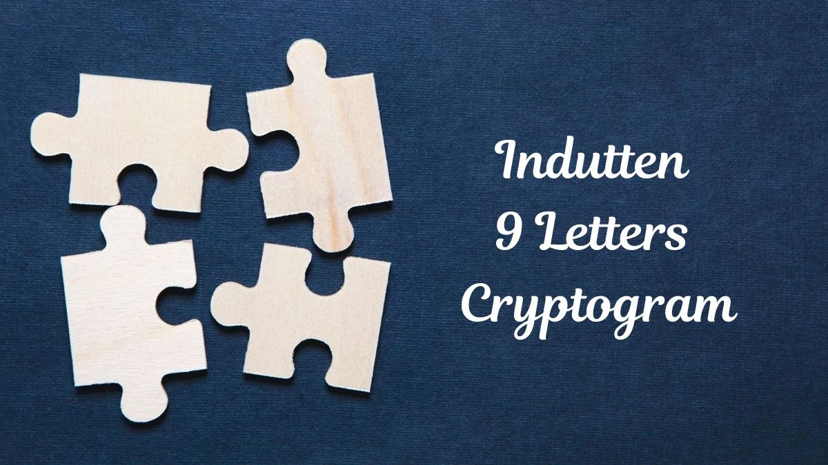 Indutten 9 Letters Cryptogram Puzzelwoordenboek kruiswoordpuzzels