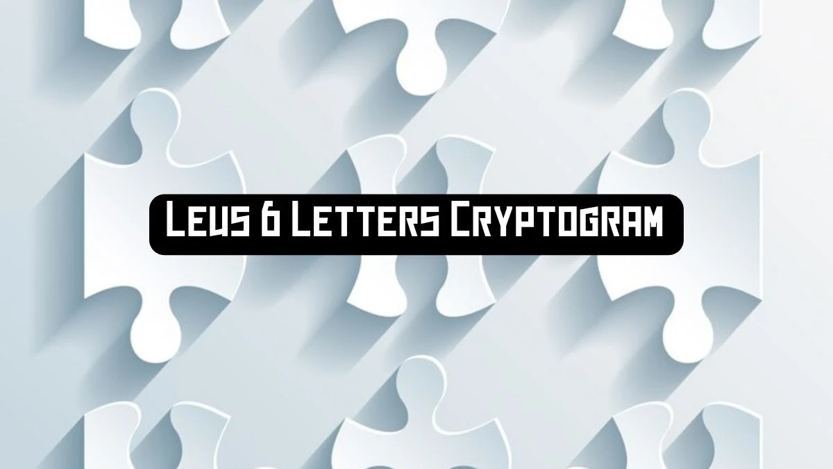 Leus 6 Letters Cryptogram Puzzelwoordenboek kruiswoordpuzzels