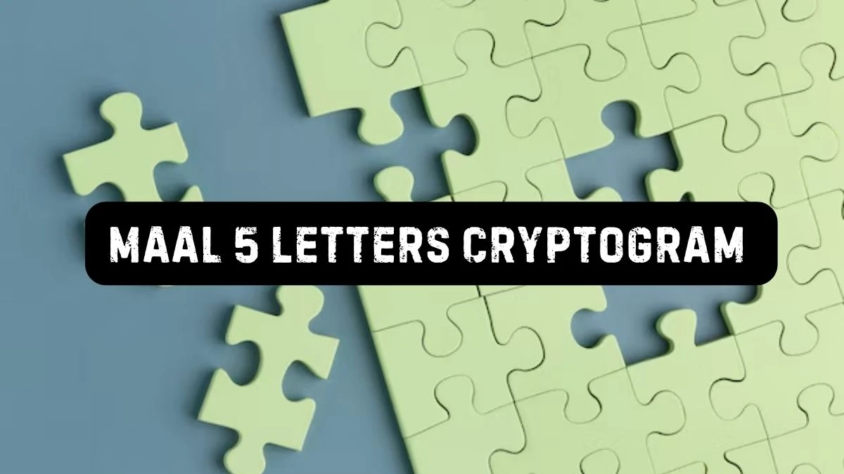 Maal 5 Letters Cryptogram Puzzelwoordenboek kruiswoordpuzzels