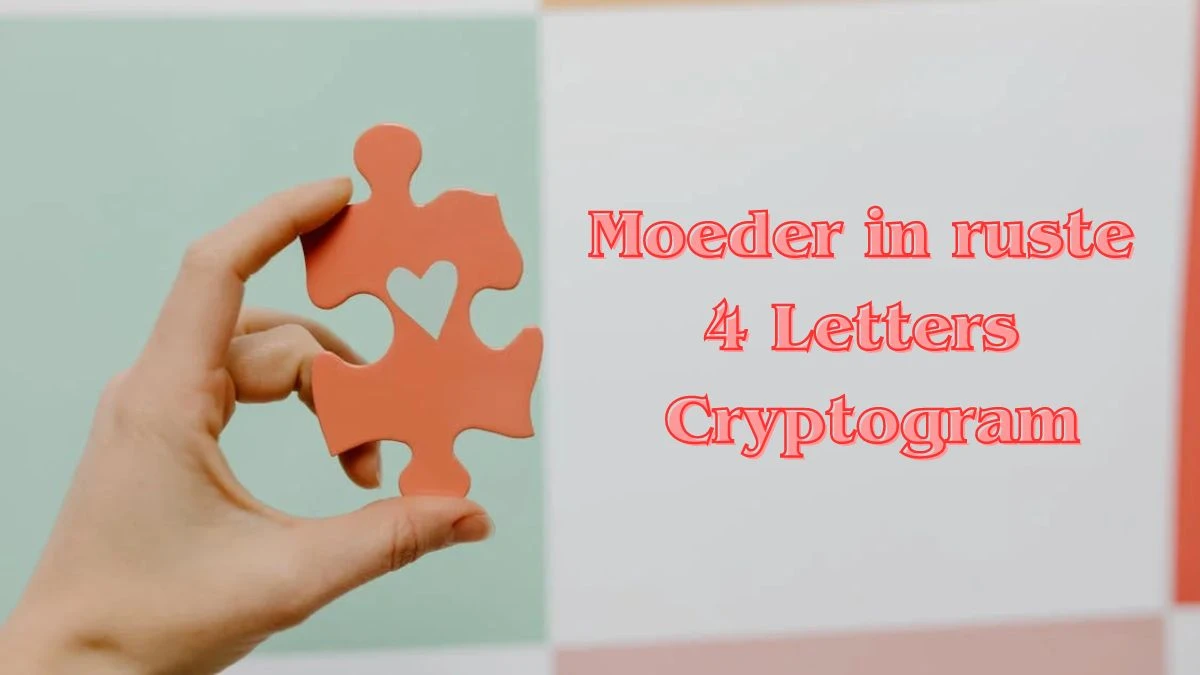 Moeder in ruste 4 Letters Cryptogram Puzzelwoordenboek kruiswoordpuzzels