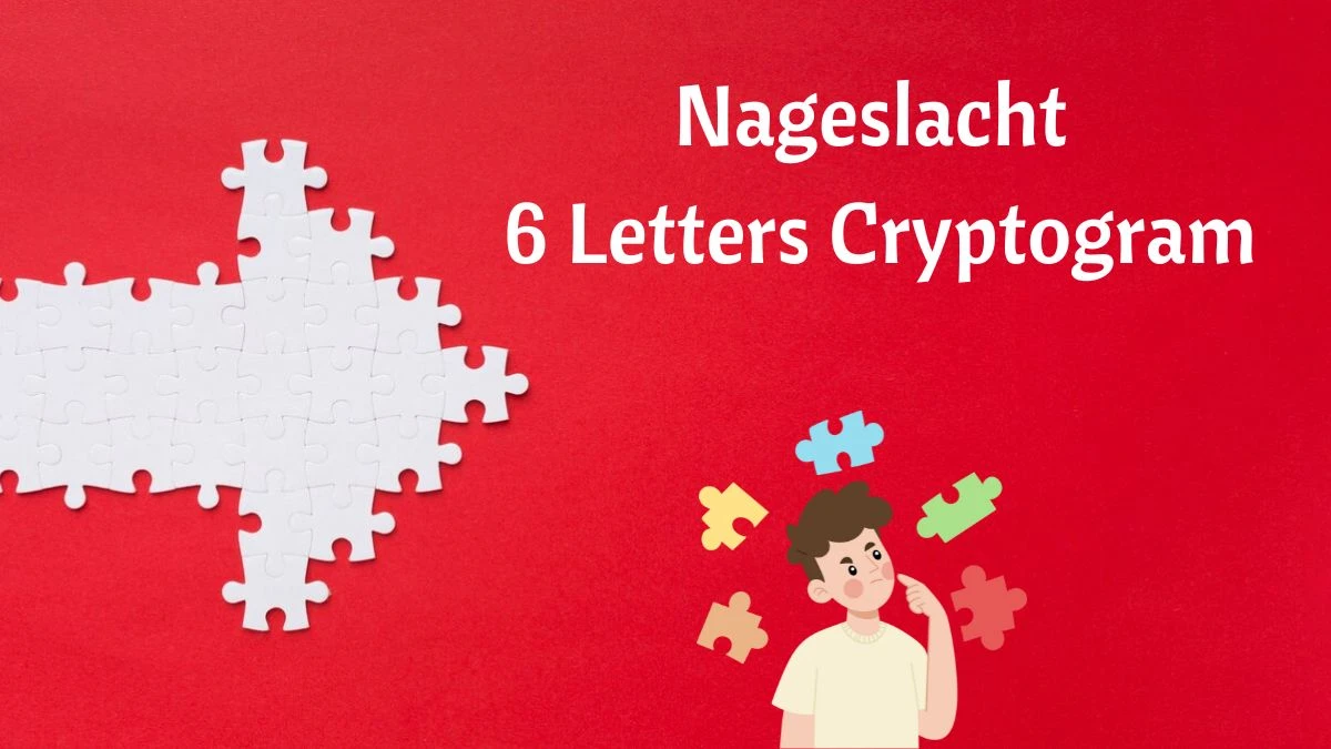 Nageslacht 6 Letters Cryptogram Puzzelwoordenboek kruiswoordpuzzels