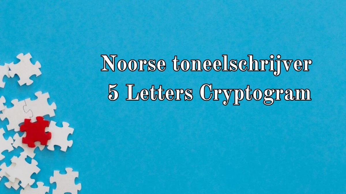 Noorse toneelschrijver 5 Letters Cryptogram Puzzelwoordenboek kruiswoordpuzzels