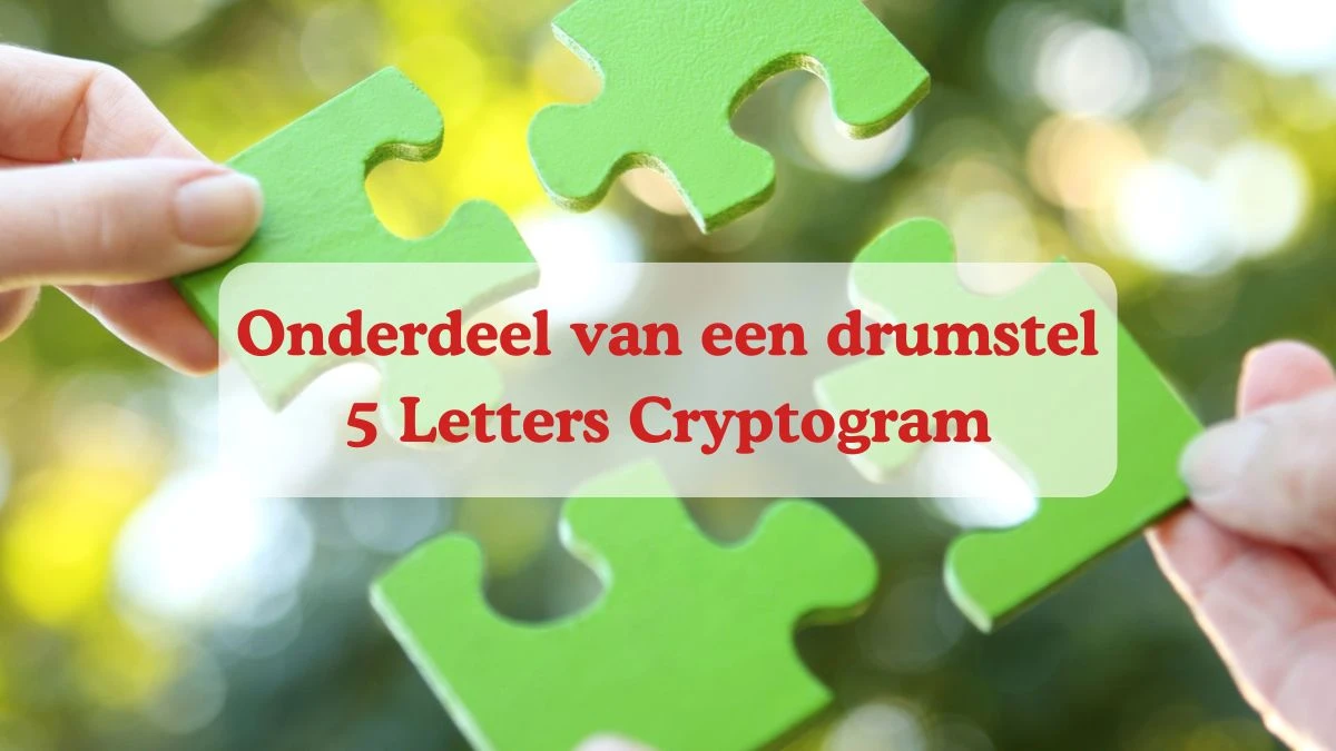 Onderdeel van een drumstel 5 Letters Cryptogram Puzzelwoordenboek kruiswoordpuzzels