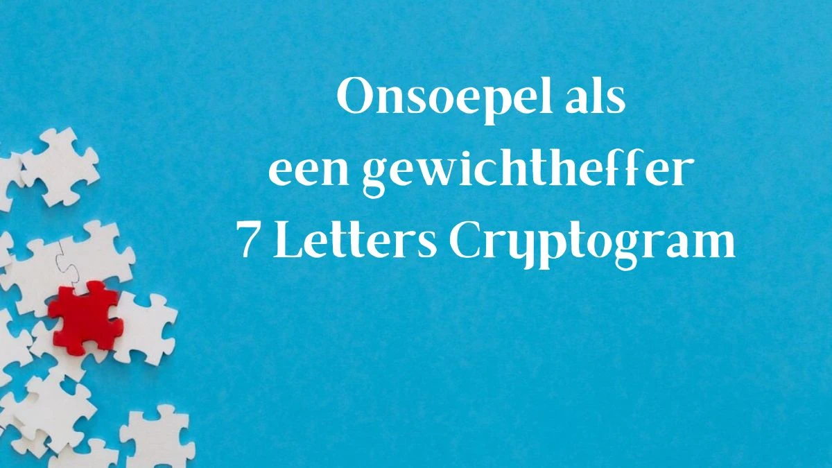 Onsoepel als een gewichtheffer 7 Letters Cryptogram Puzzelwoordenboek kruiswoordpuzzels