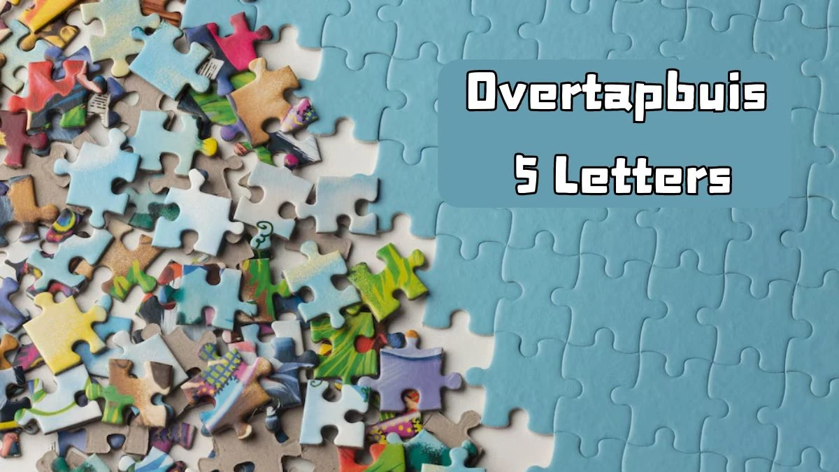 Overtapbuis 5 Letters Puzzelwoordenboek kruiswoordpuzzels