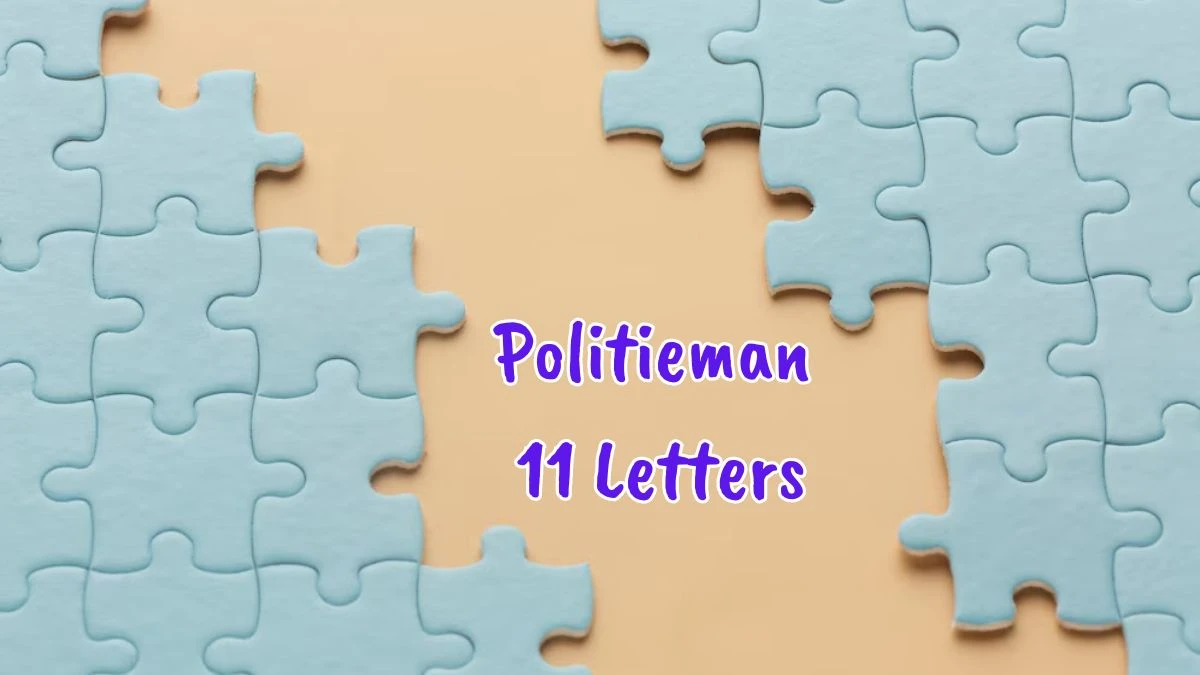 Politieman 11 Letters Puzzelwoordenboek kruiswoordpuzzels