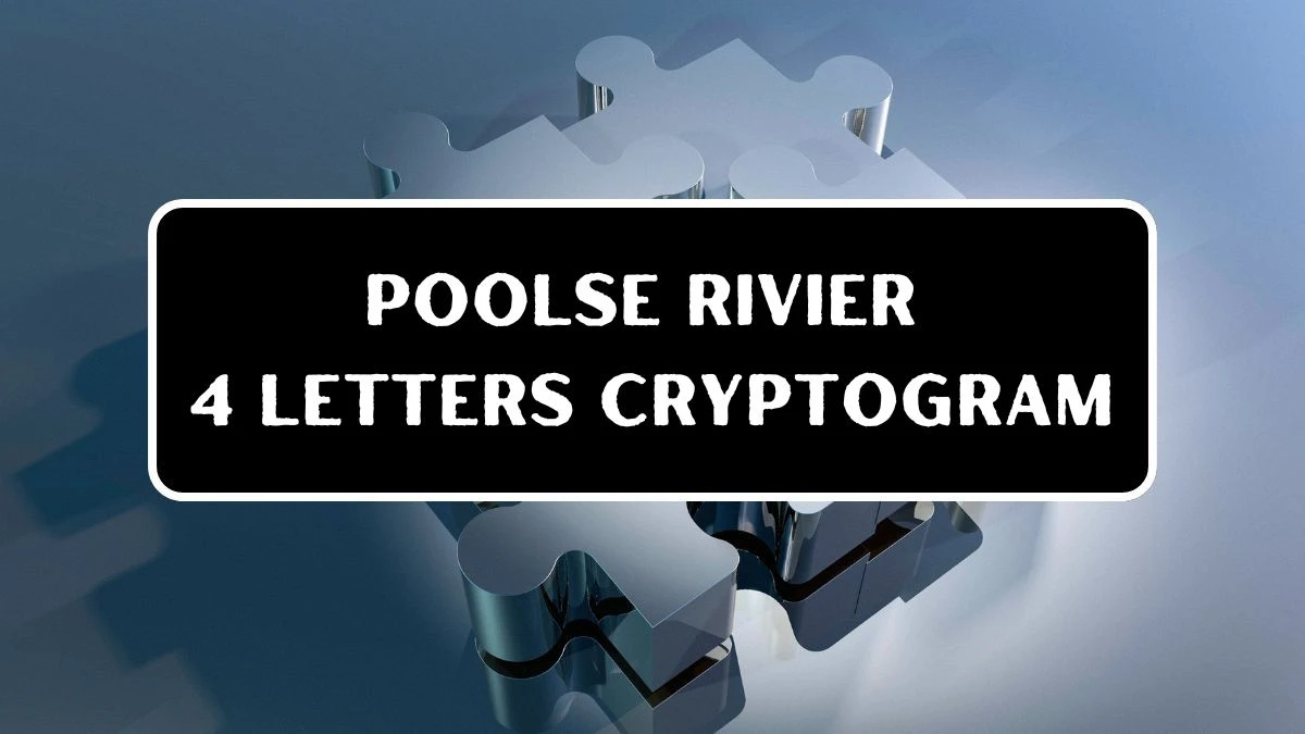 Poolse rivier 4 Letters Cryptogram Puzzelwoordenboek kruiswoordpuzzels