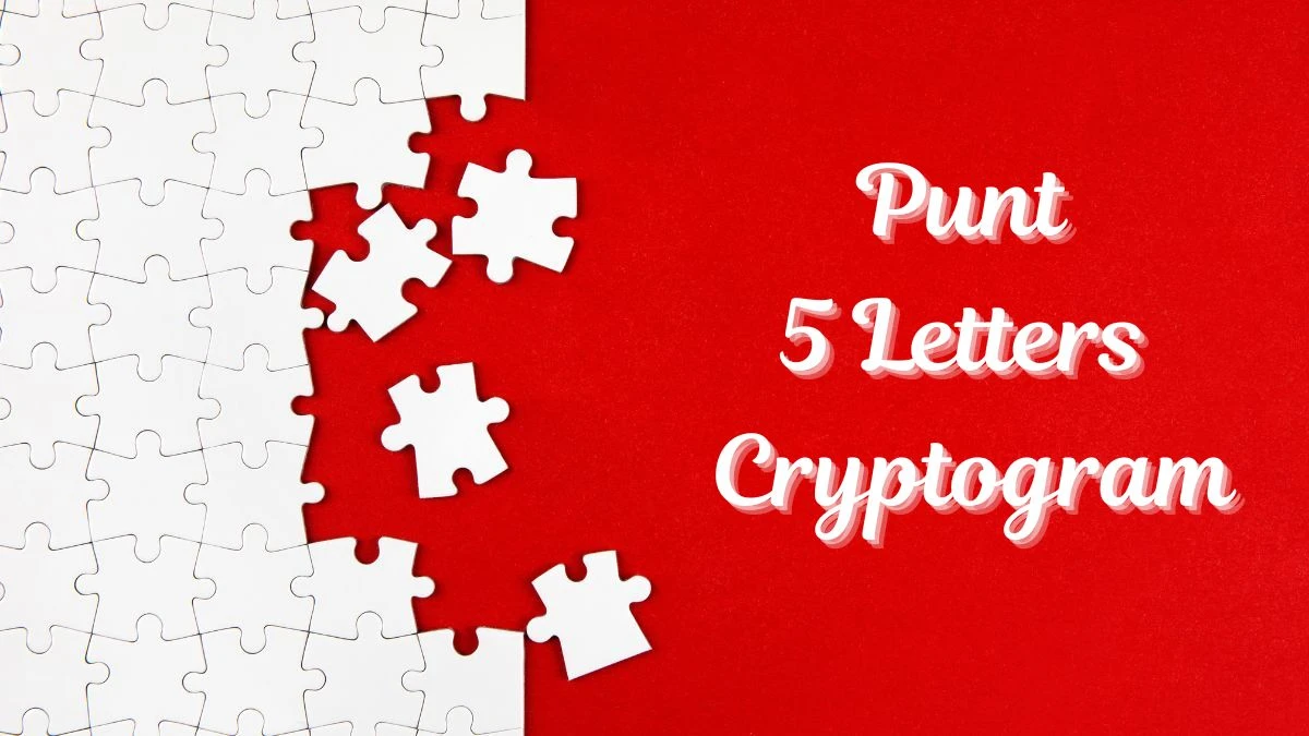 Punt 5 Letters Cryptogram Puzzelwoordenboek kruiswoordpuzzels