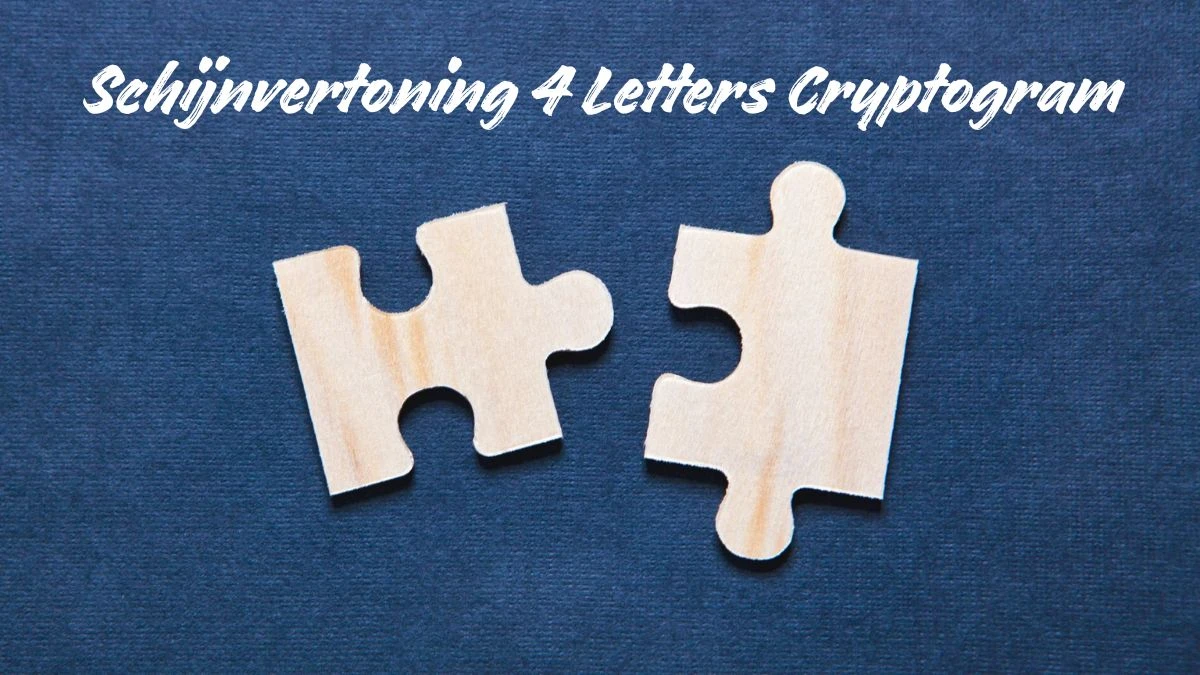 Schijnvertoning 4 Letters Cryptogram Puzzelwoordenboek kruiswoordpuzzels