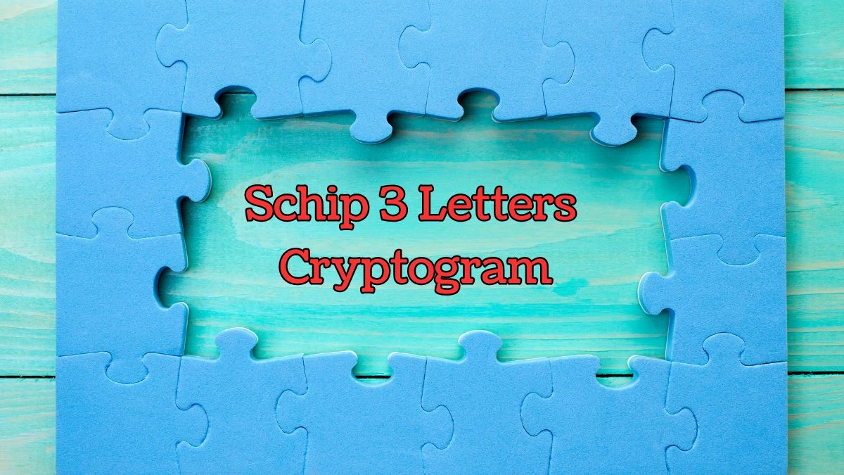 Schip 3 Letters Cryptogram Puzzelwoordenboek kruiswoordpuzzels