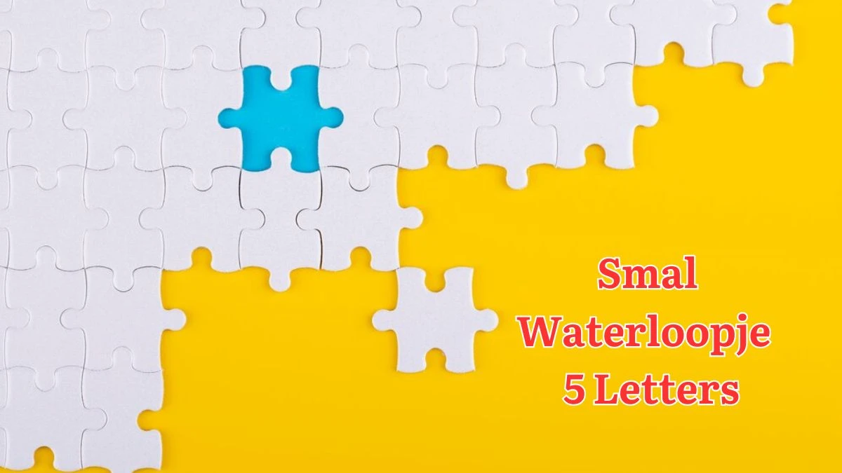 Smal Waterloopje 5 Letters Puzzelwoordenboek kruiswoordpuzzels