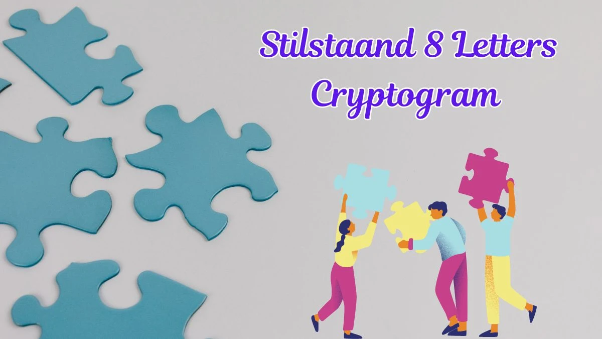 Stilstaand 8 Letters Cryptogram Puzzelwoordenboek kruiswoordpuzzels