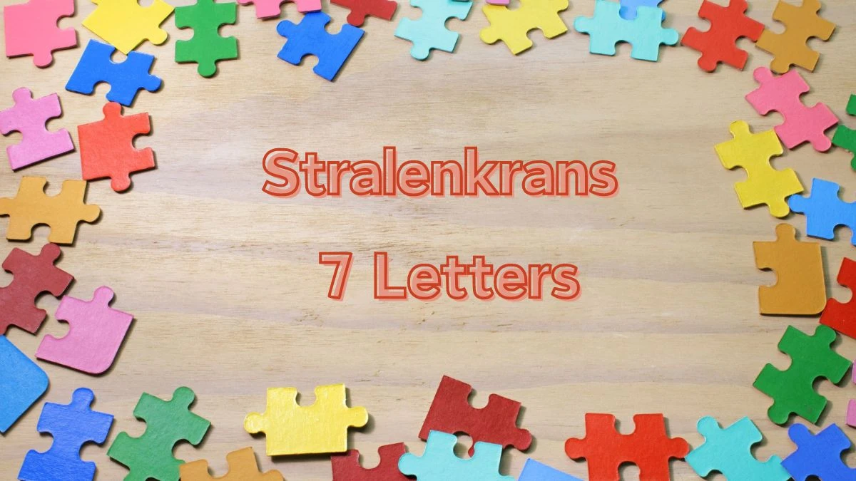 Stralenkrans 7 Letters Puzzelwoordenboek kruiswoordpuzzels