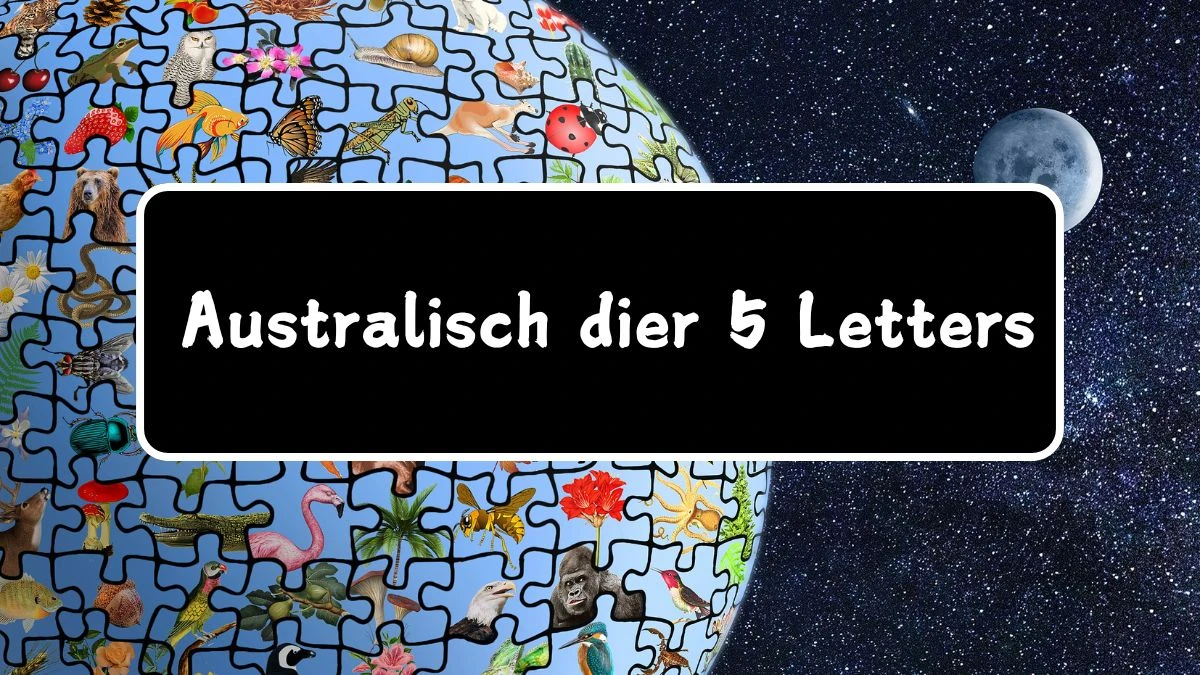 Australisch dier 5 Letters Puzzelwoord