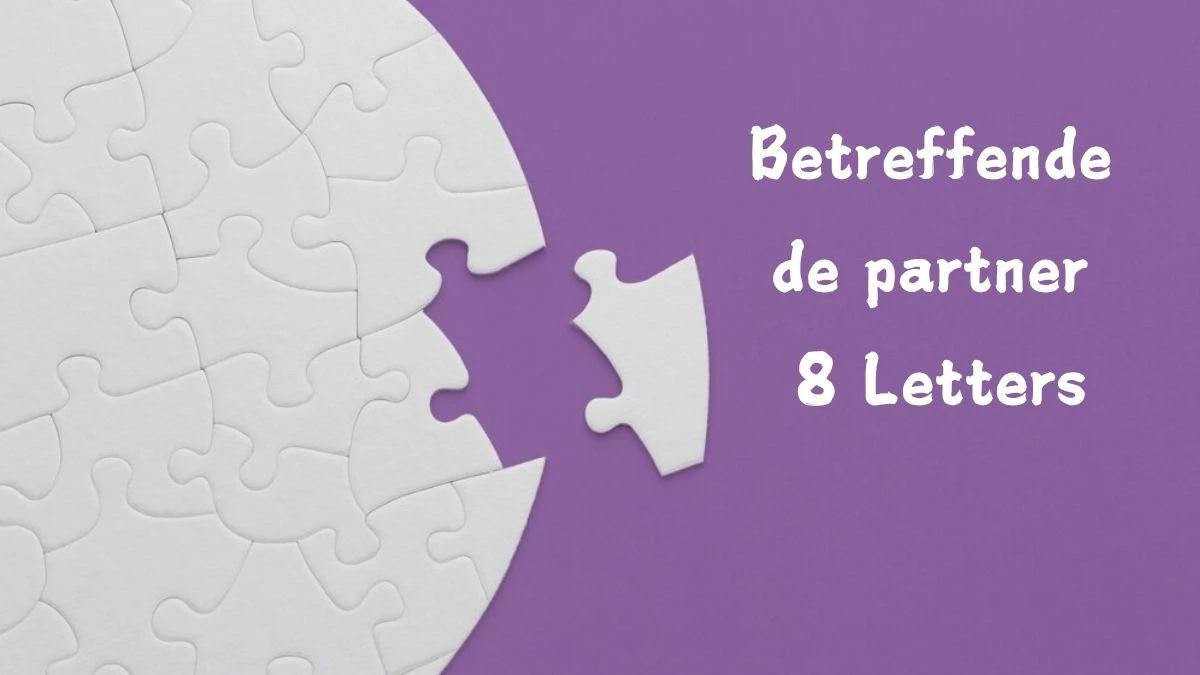 Betreffende de partner 8 Letters Cryptogrammen