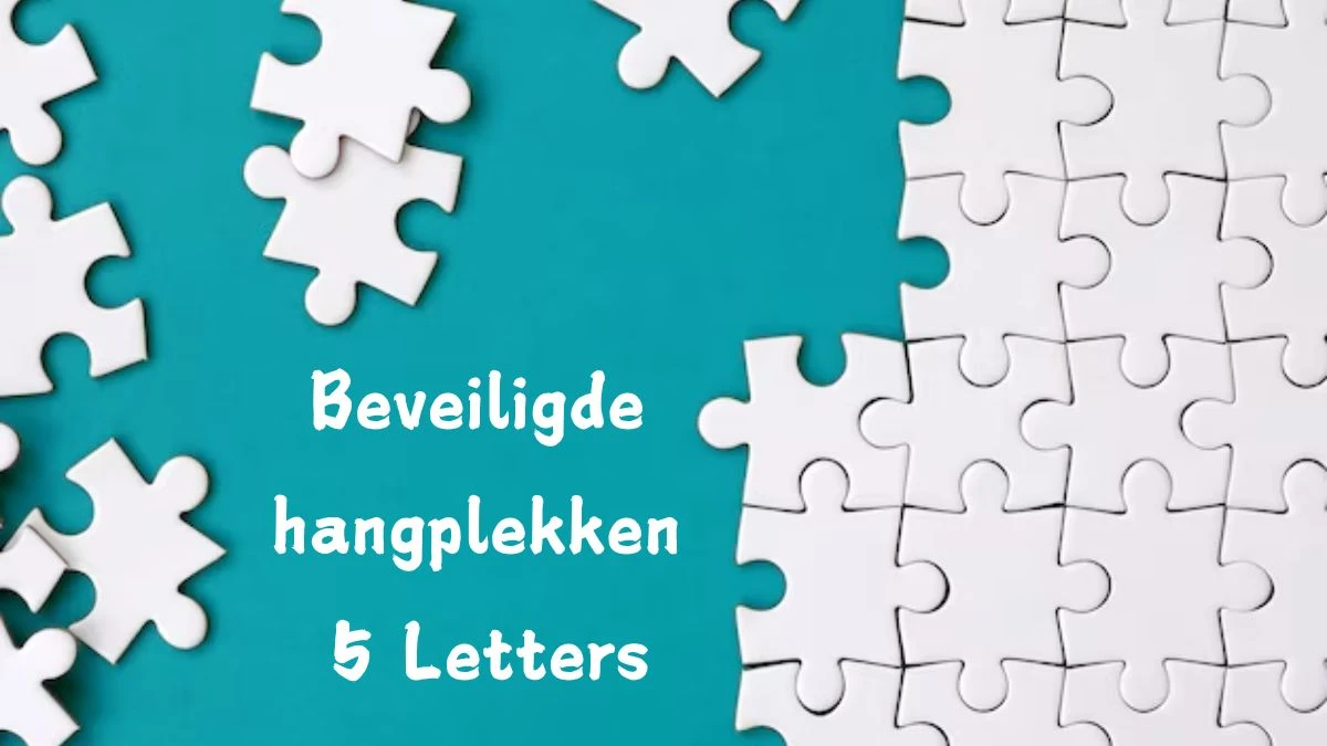 Beveiligde hangplekken 5 Letters Puzzelwoord