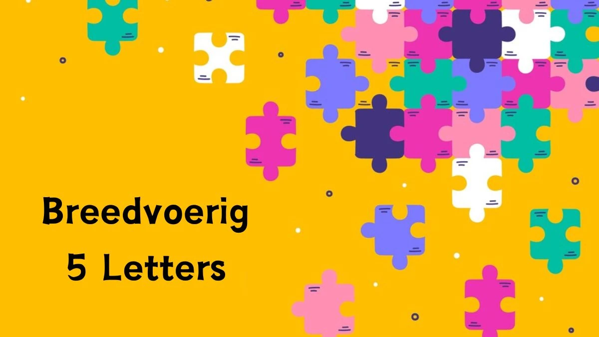 Breedvoerig 5 Letters Puzzelwoordenboek kruiswoordpuzzels