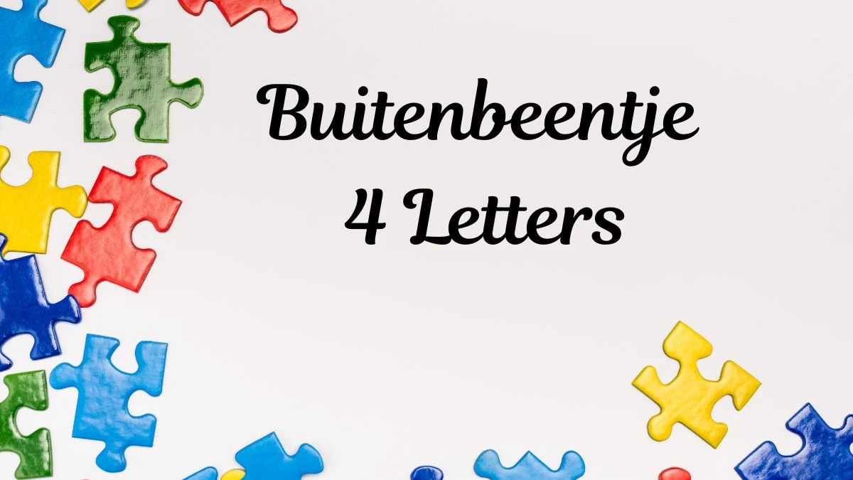 Buitenbeentje 4 Letters Puzzelwoordenboek kruiswoordpuzzels