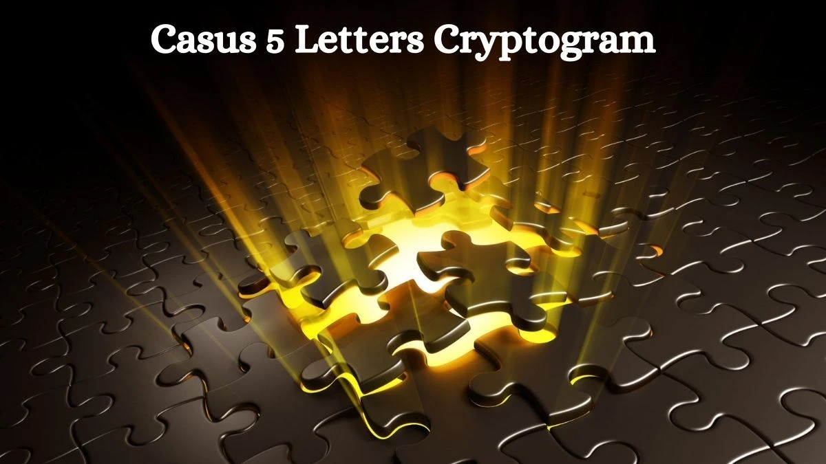 Casus 5 Letters Cryptogram Puzzelwoordenboek kruiswoordpuzzels