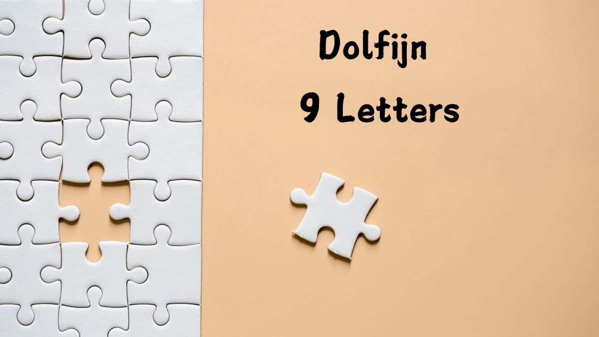 Dolfijn 9 Letters Puzzelwoordenboek kruiswoordpuzzels