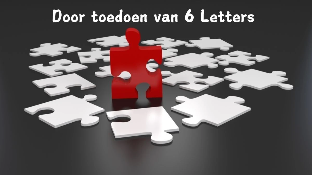 Door toedoen van 6 Letters Puzzelwoordenboek kruiswoordpuzzels