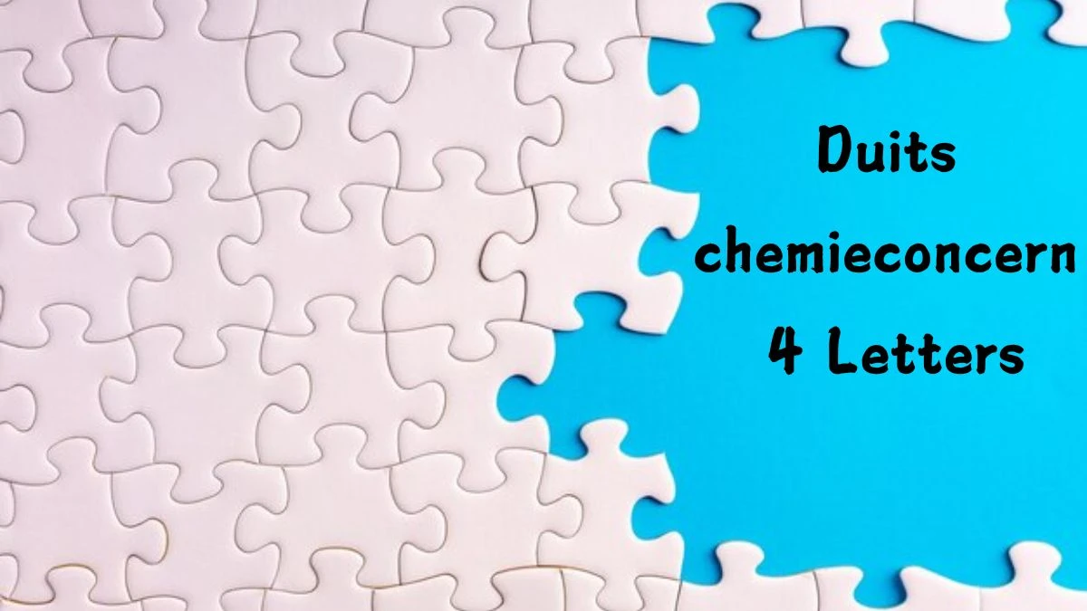 Duits chemieconcern 4 Letters Puzzelwoordenboek kruiswoordpuzzels