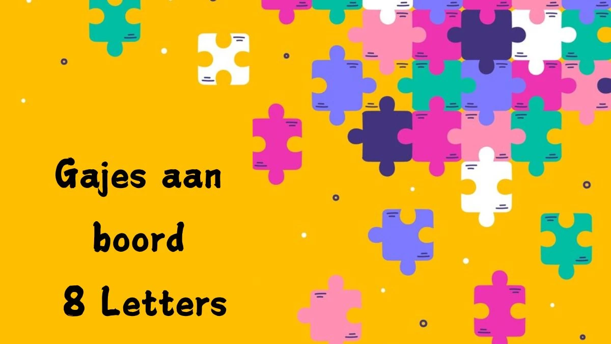 Gajes aan boord 8 Letters Cryptogrammen