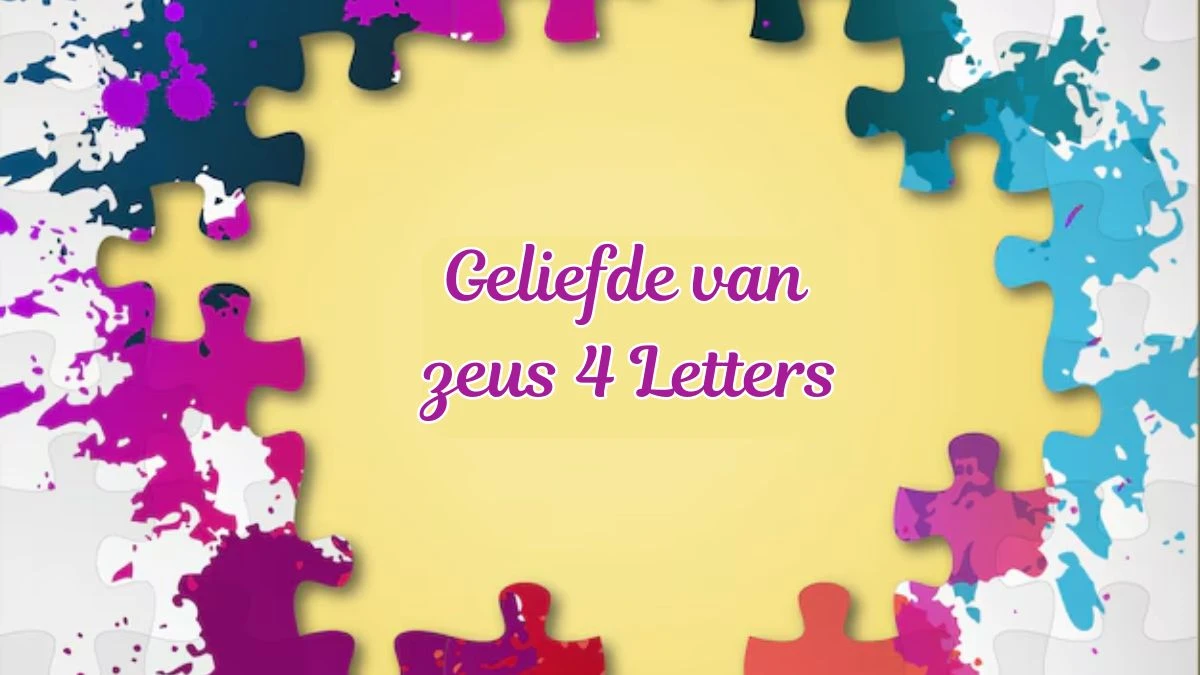 Geliefde van zeus 4 Letters Puzzelwoordenboek kruiswoordpuzzels