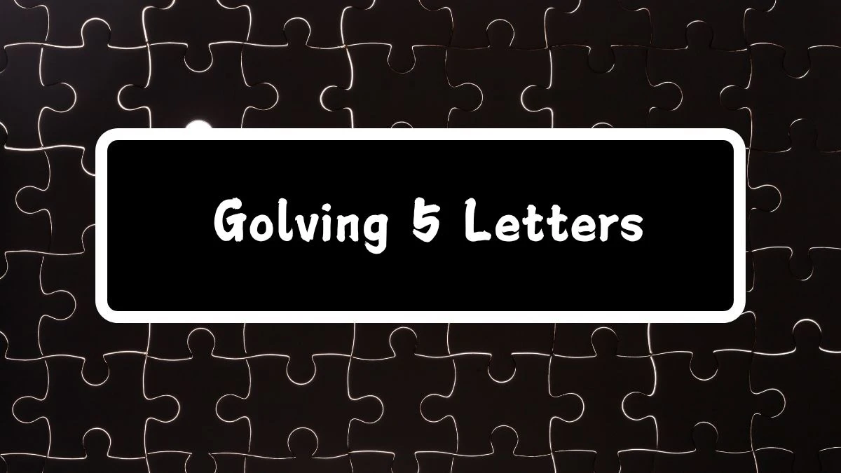 Golving 5 Letters Puzzelwoord