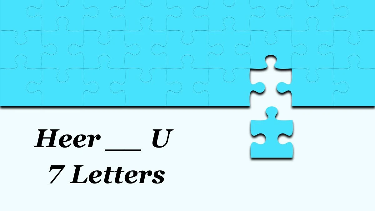 Heer __ U 7 Letters Puzzelwoordenboek kruiswoordpuzzels