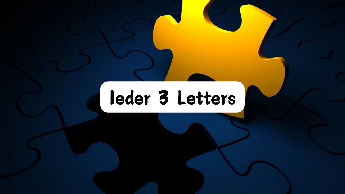 Ieder 3 Letters Puzzelwoordenboek kruiswoordpuzzels