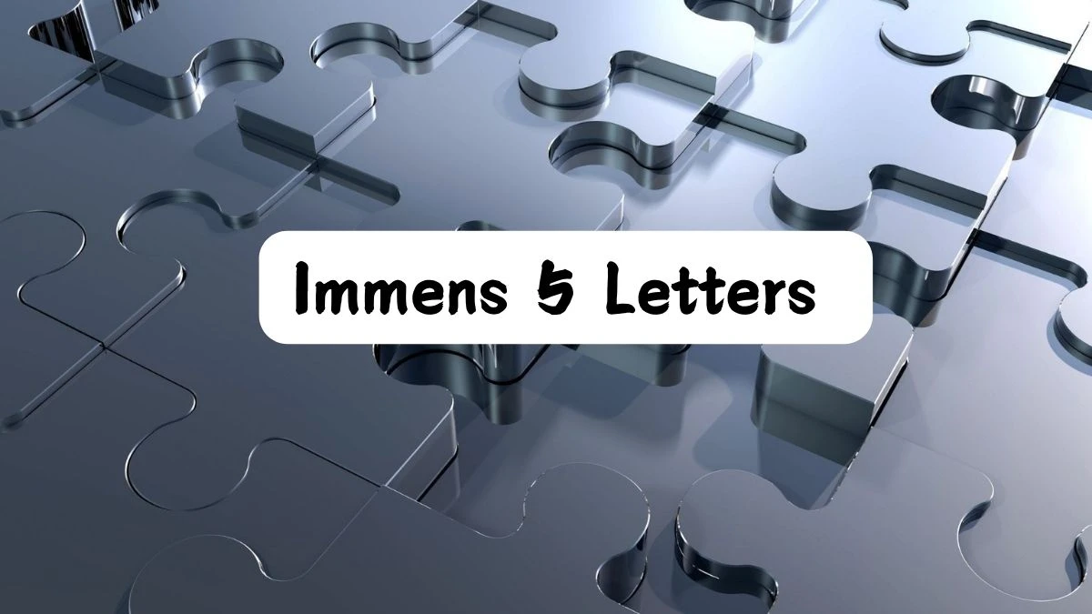 Immens 5 Letters Puzzelwoordenboek kruiswoordpuzzels