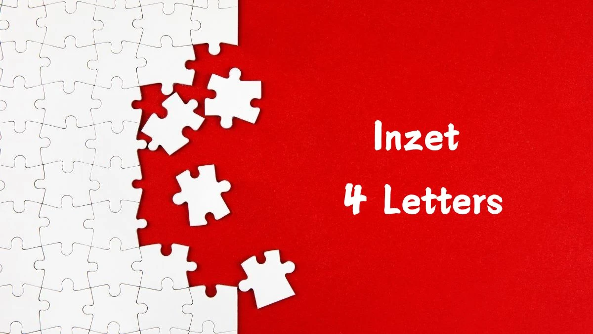 Inzet 4 Letters Puzzelwoordenboek kruiswoordpuzzels