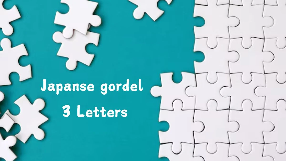 Japanse gordel 3 Letters Puzzelwoord