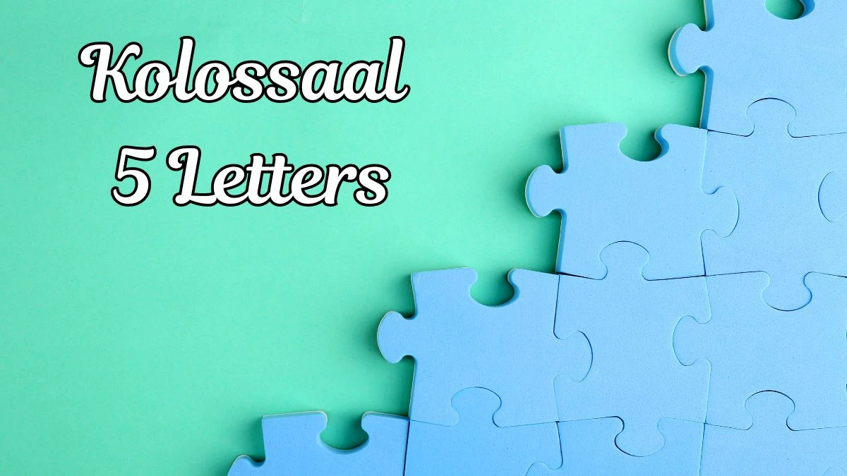 Kolossaal 5 Letters Puzzelwoordenboek kruiswoordpuzzels