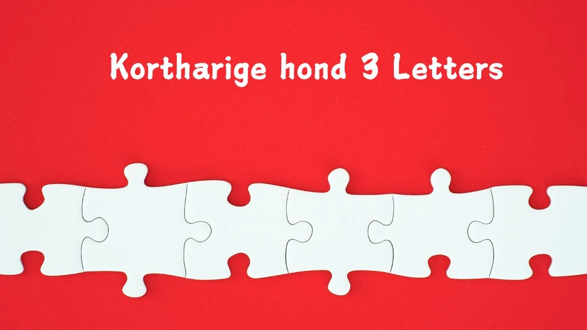 Kortharige hond 3 Letters Puzzelwoord