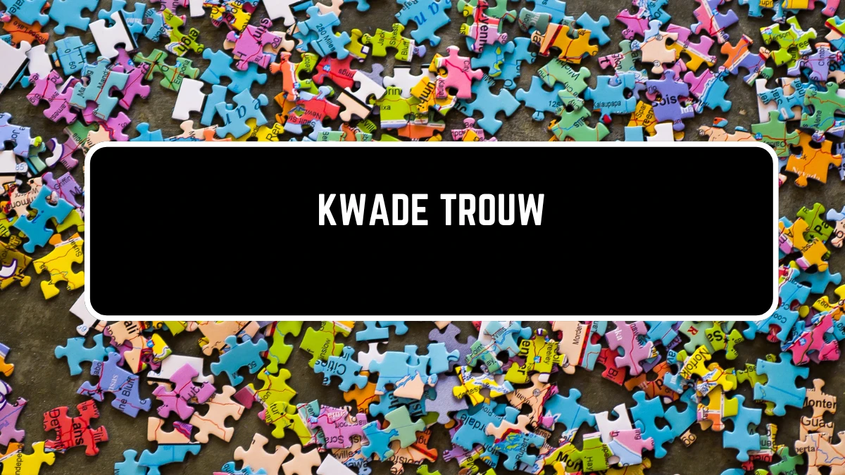 Kwade trouw 7 Letters Puzzelwoordenboek kruiswoordpuzzels