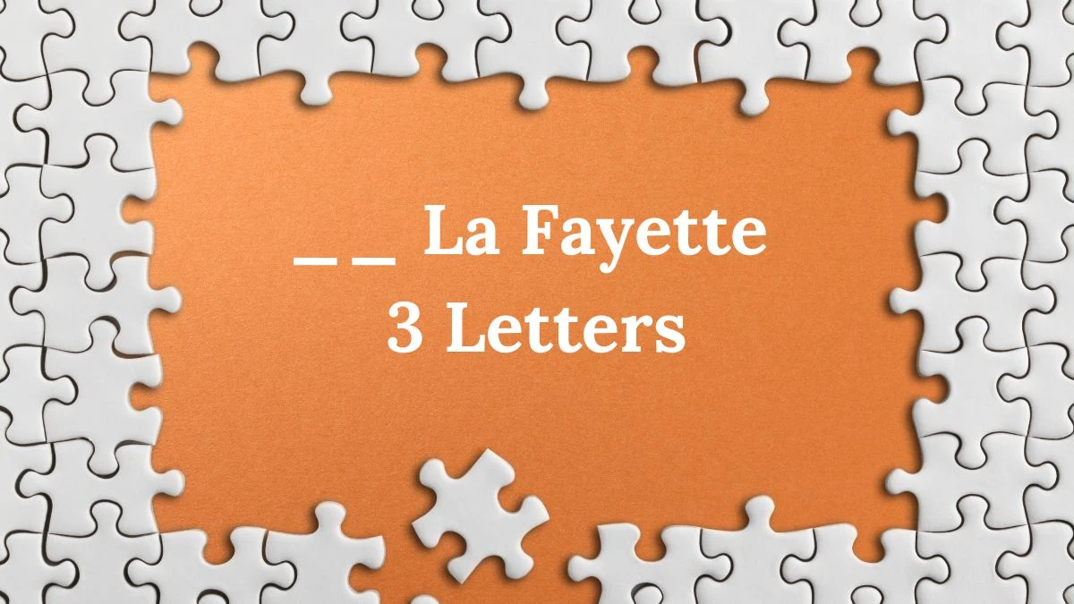 __ La Fayette 3 Letters Puzzelwoordenboek kruiswoordpuzzels